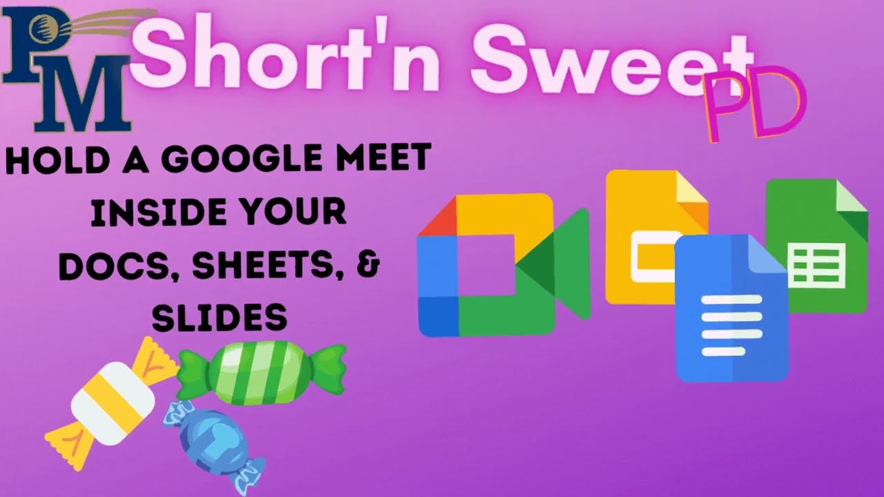Hold a Google Meet inside Docs, Sheets & Slides