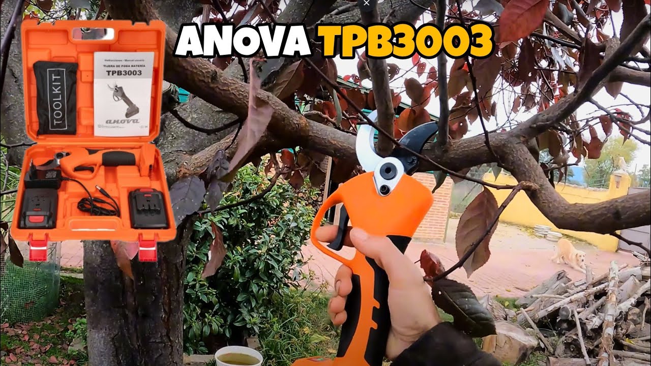 Me he comprado unas tijeras de podar a batería ✂️ Anova TPB3003