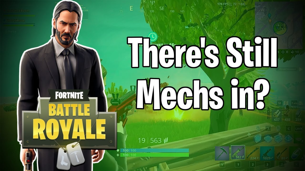 There's Still Mechs? (Fortnite BRs) w/FirstCrimson