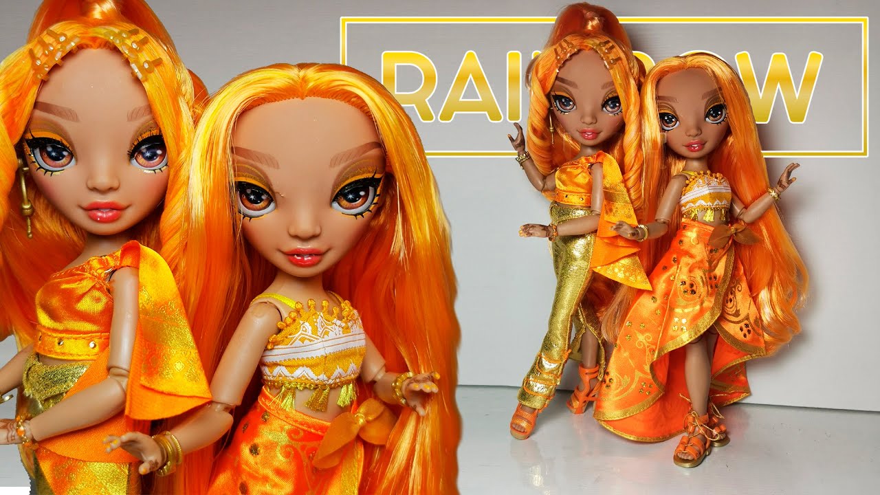 ОДИН ВЫПУСК, НО РАЗНЫЙ МАКИЯЖ! Rainbow High Мина Флёр