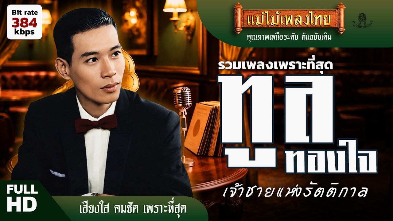รวมเพลงเพราะที่สุด ทูล ทองใจ 24 เพลง (เลือกเพลงฟังได้) #แม่ไม้เพลงไทย #เพลงดังต้นฉบับ #ทูลทองใจ