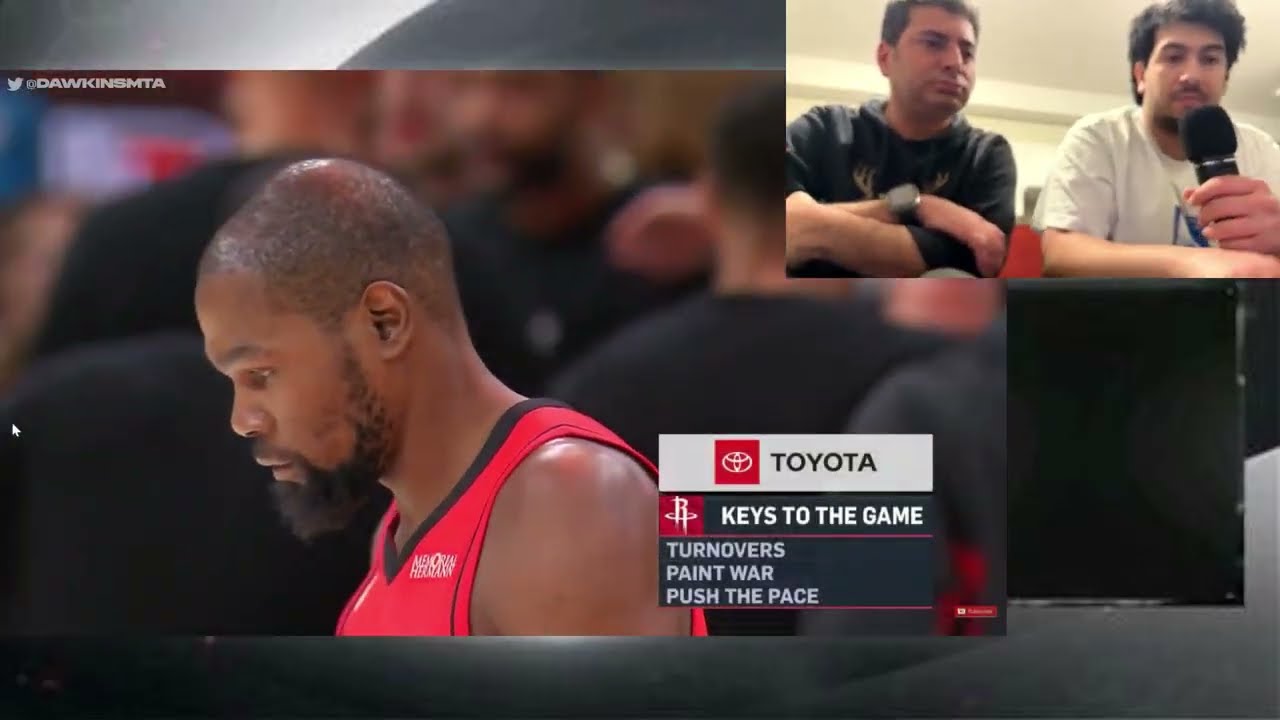 ROCKETS VS MAGIC REACTION NOV16 KD IS COOKIN HARD!!!