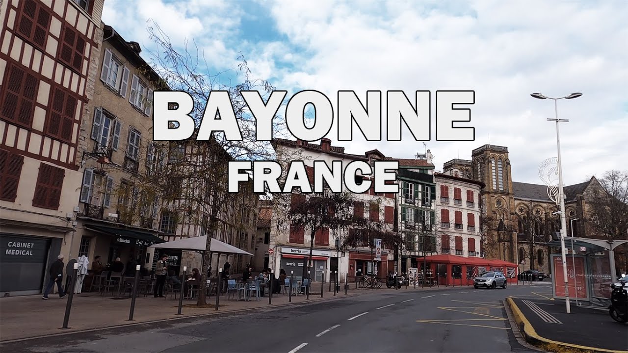 Bayonne, France - Driving Tour 4K