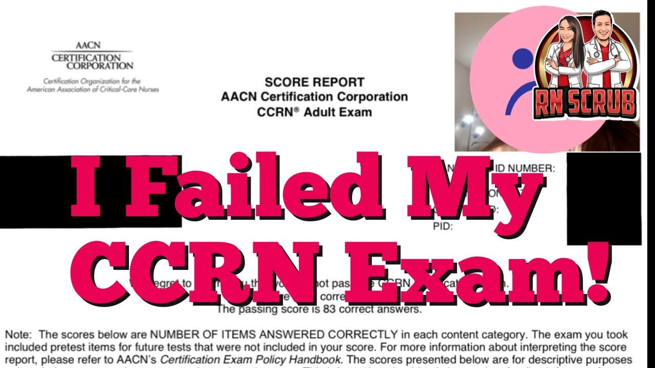 I Failed the CCRN!