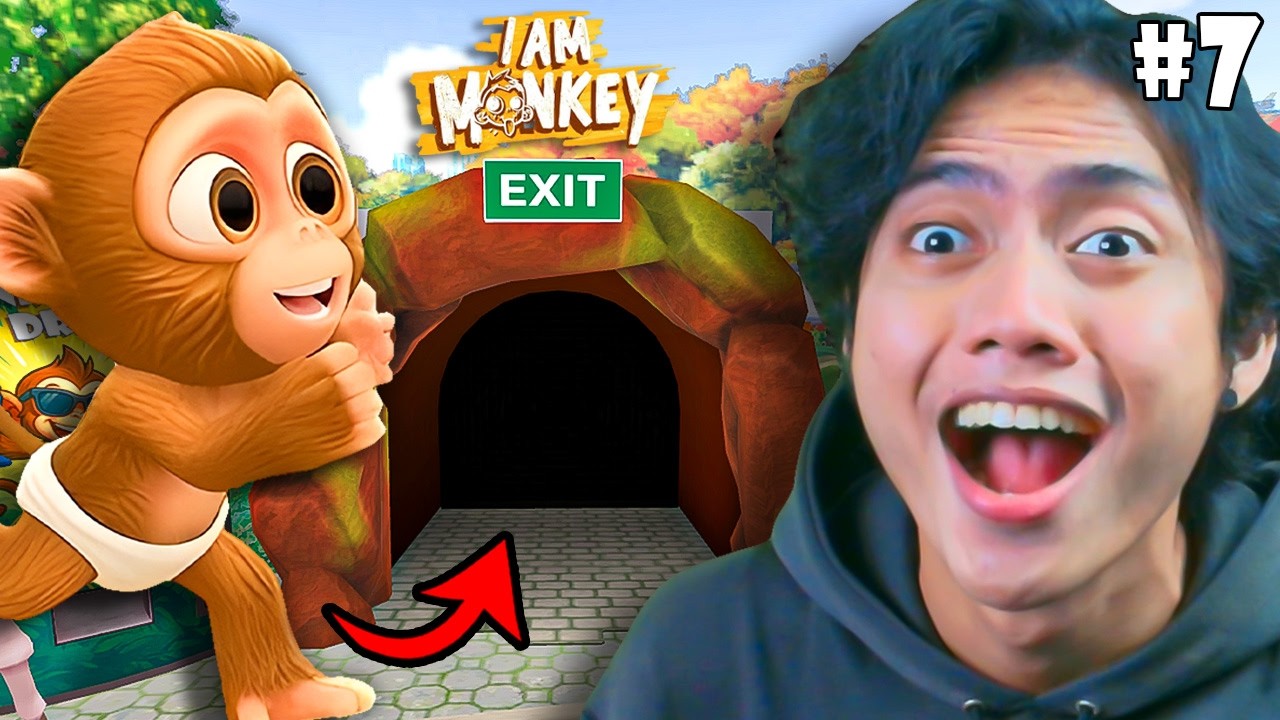 AKHIRNYA AKU KELUAR DARI KEBUN BINATANG! I Am Monkey - Indonesia (Part 7)