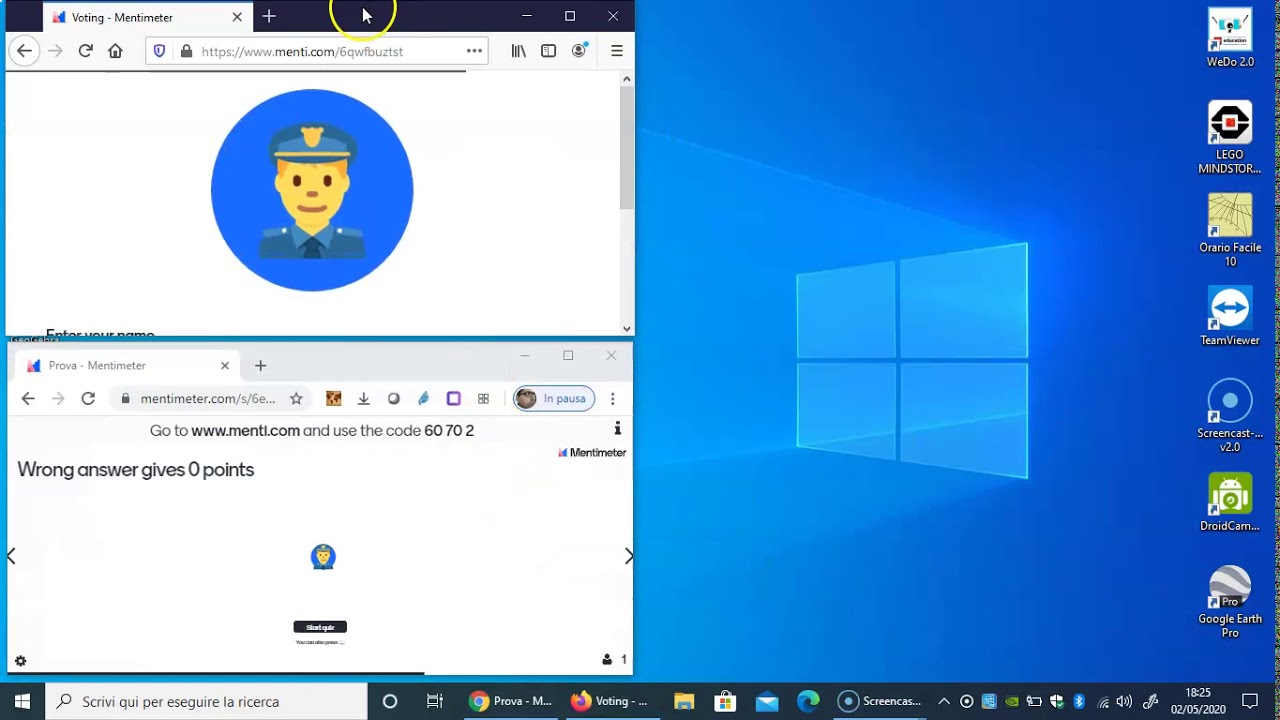 Tutorial Mentimeter - Sondaggi e quiz in tempo reale