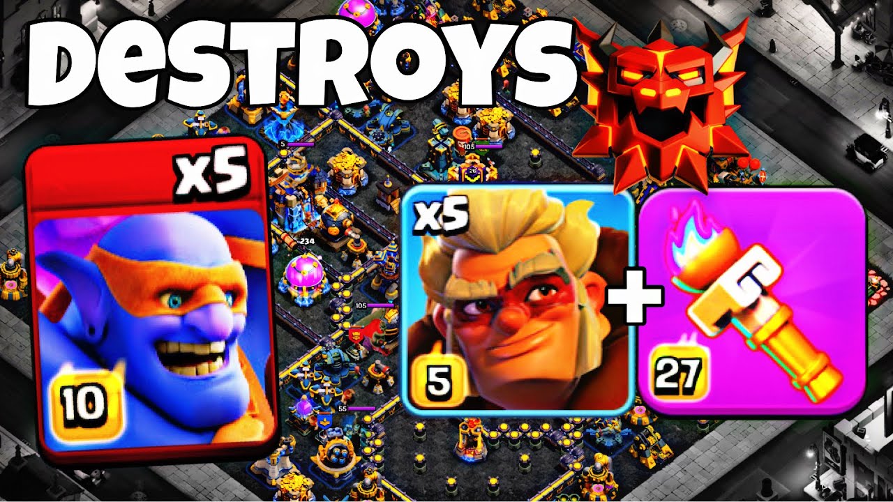 How to Triple ANY TH18 Base (Heroic Torch + Super Bowler + Druid Guide)