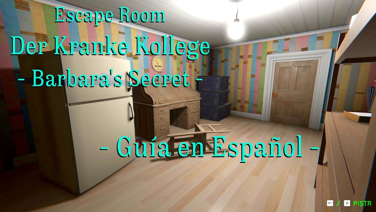 Escape Room The Sick Colleague | El Secreto de Barbara (Barbara's Secret) | Guia en Español |Ingenio