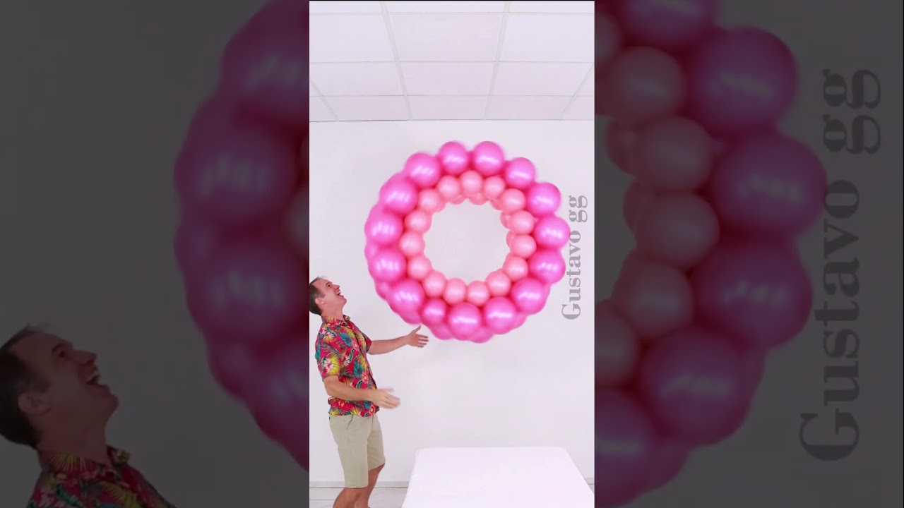 balloon decoration ideas 🤩 birthday decoration ideas at home #cartoon #shorts #tiktok #gustavogg