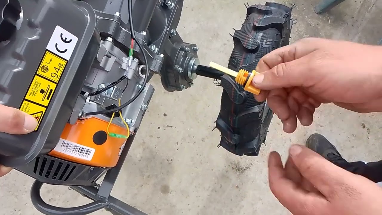 Motocultor omac 8cp benzina punere în funcțiune/ prima pornire