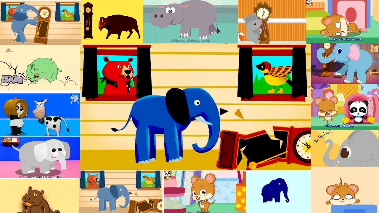 Fx Studio: Hickory Dickory Dock Remix/Слон/Африканский буйвол/Корова/Бегемот/Мышь/Урок по эффектам