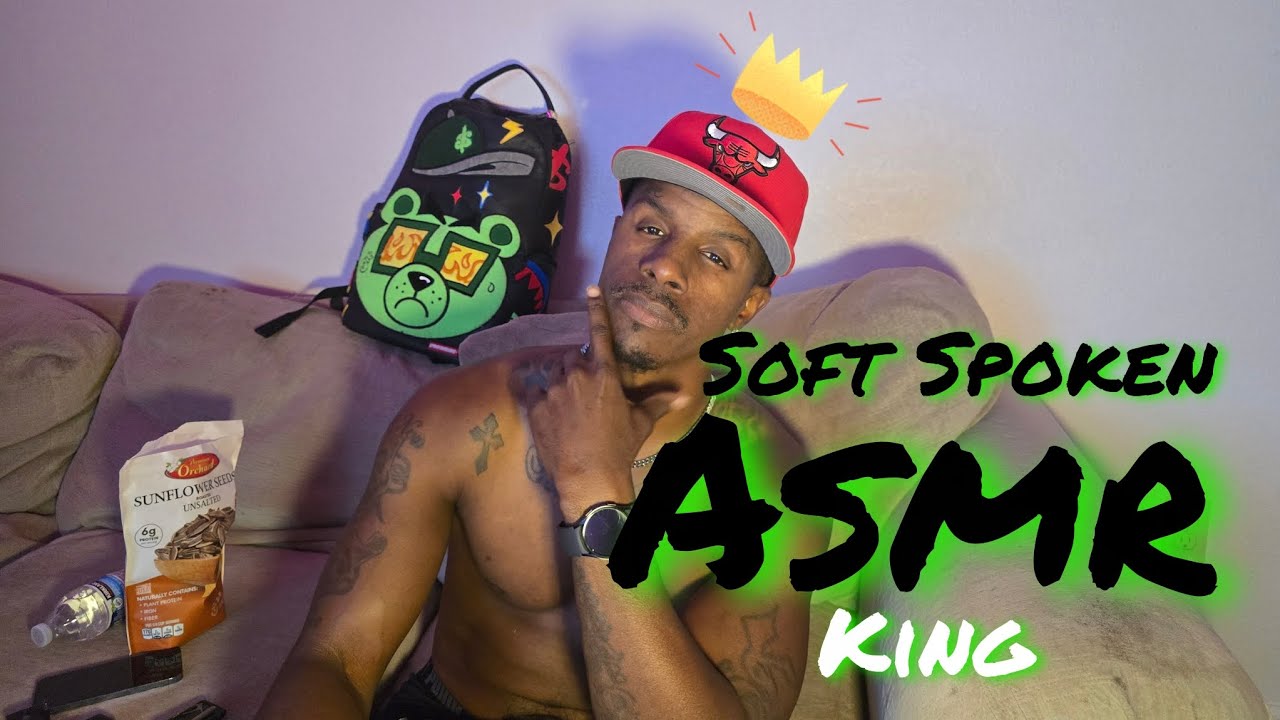 Soft Spoken Asmr by King TelaBoy with Air Tracing, Number Counting, alphabets and scratching