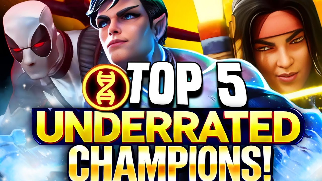 🔥 TOP 5 UNDERRATED MUTANT CHAMPIONS in Marvel Contest of Champions!