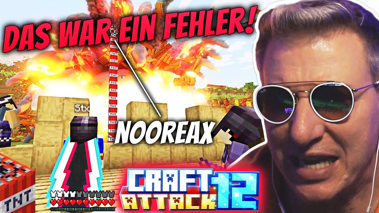 NOOREAX ÜBERTREIBT🧨😱 DAS GIBT RACHE🤬💀 ICH KANN FLIEGEN🚀 (oder DOCH NICHT🤣) | ⛏️ CRAFT ATTACK 12 #5