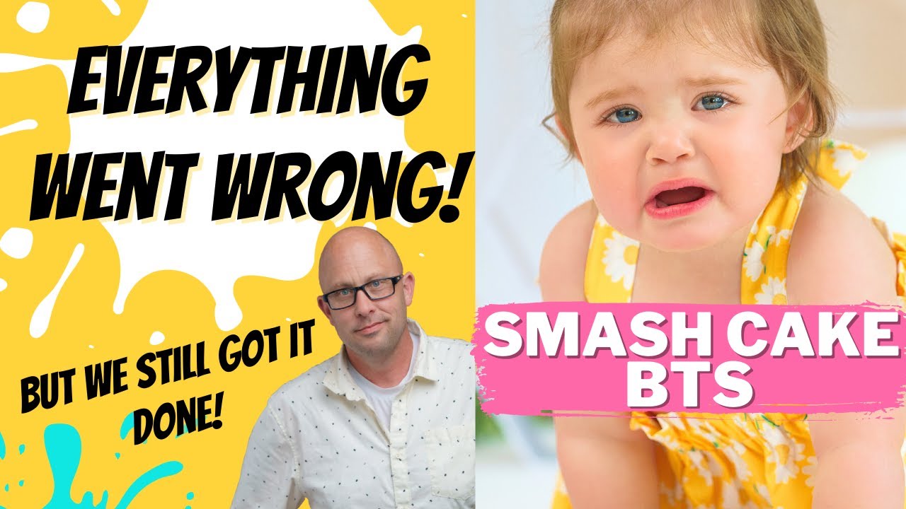 Cake Smash Photoshoot and Photography Tutorial BTS: EVERYTHING WENT WRONG!!!