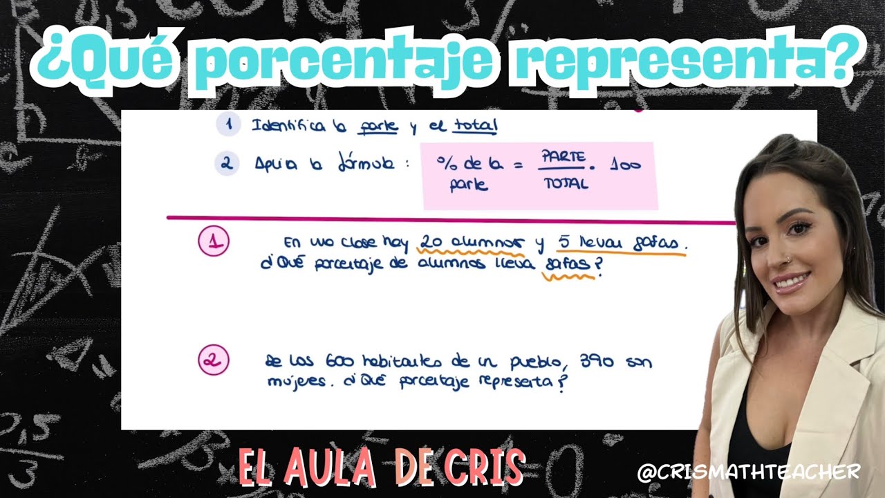 ¿Cómo calcular un porcentaje con los datos? ➗ ✅