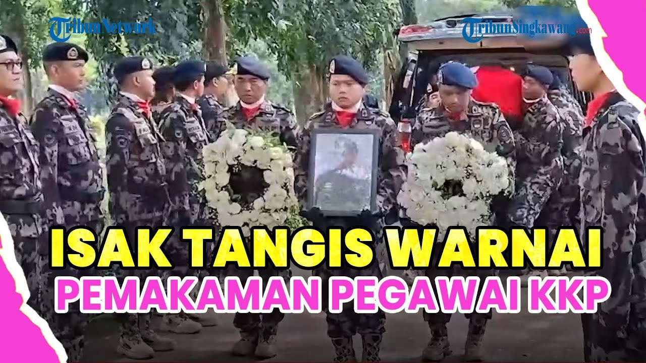 ®️🔴 ISAK TANGIS WARNAI PEMAKAMAN FERRY IRAWAN PEGAWAI KKP❗KORBAN KECELAKAAN PESAWAT ATR 42-500