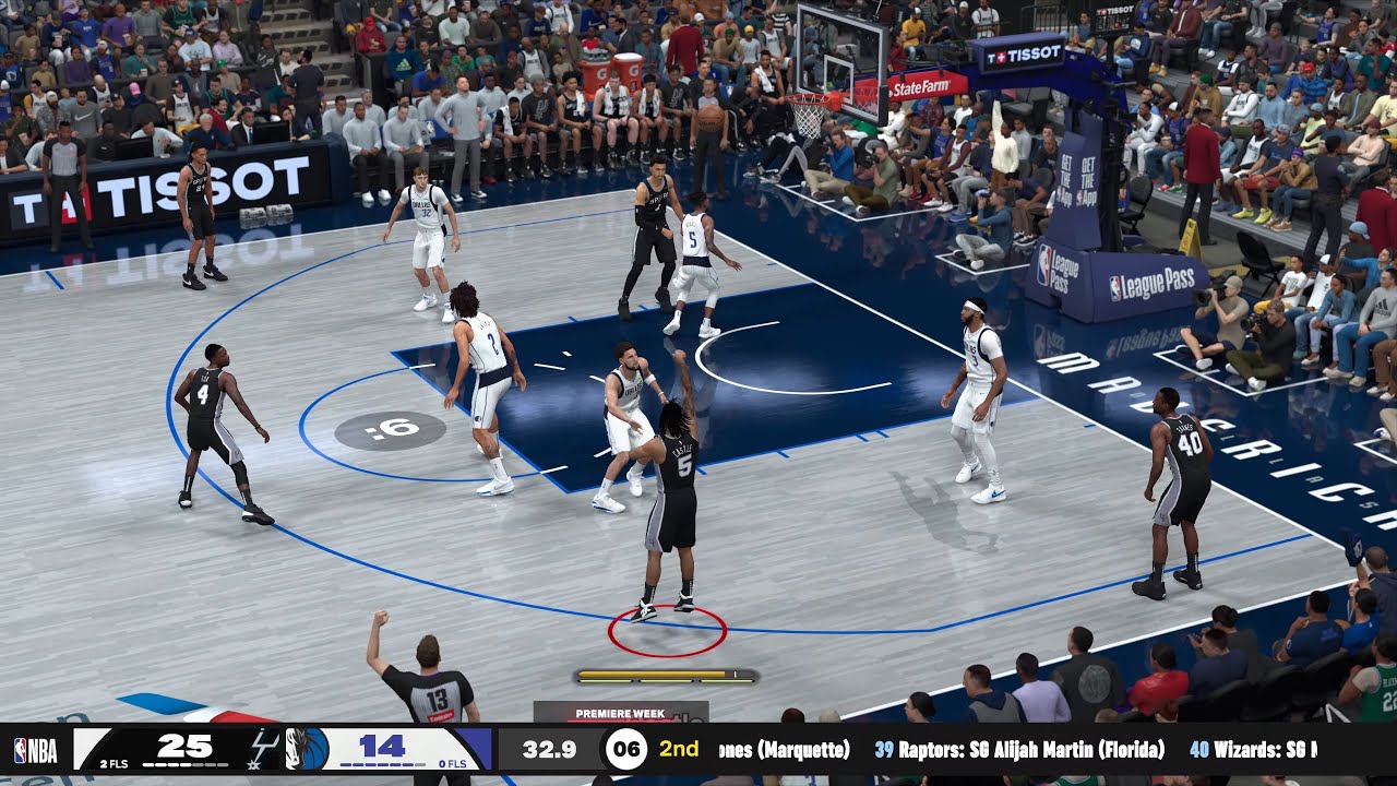 NBA 2K26 Gameplay (PS5) Spurs vs Mavericks Hall of Fame Difficulty