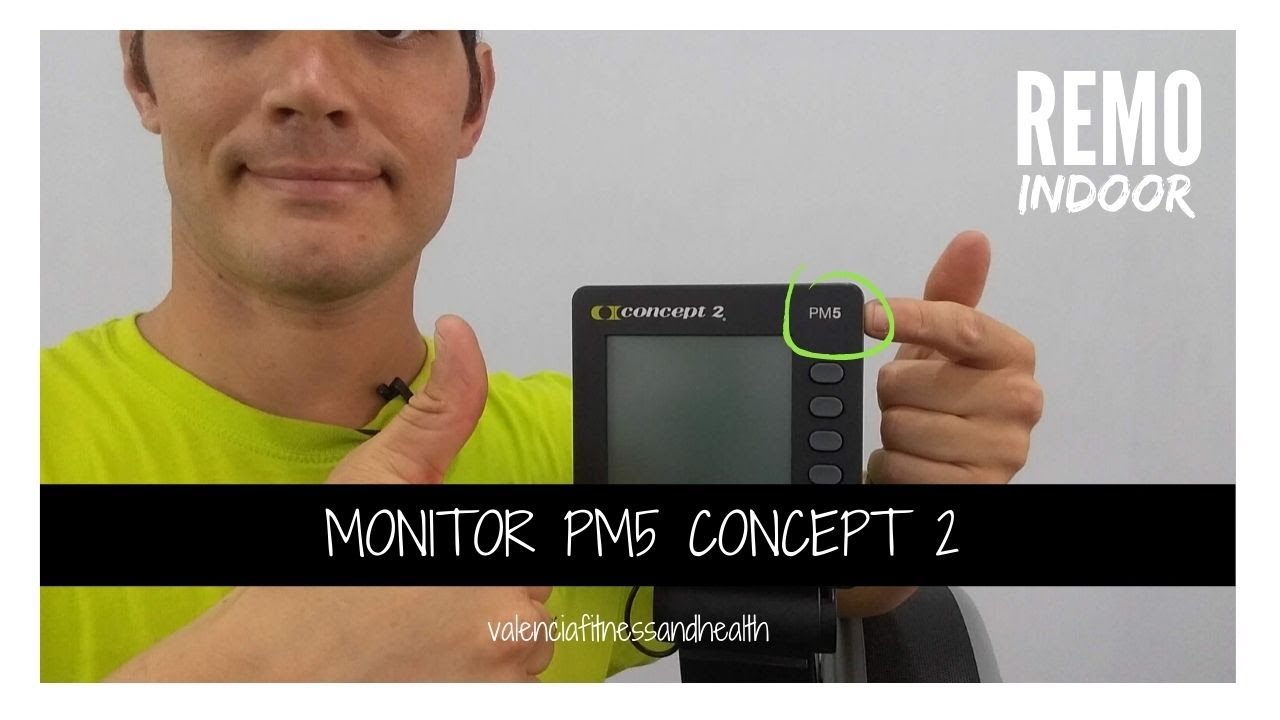 🚣 Remo indoor MONITOR PM5 concept 2 | TUTORIAL completo