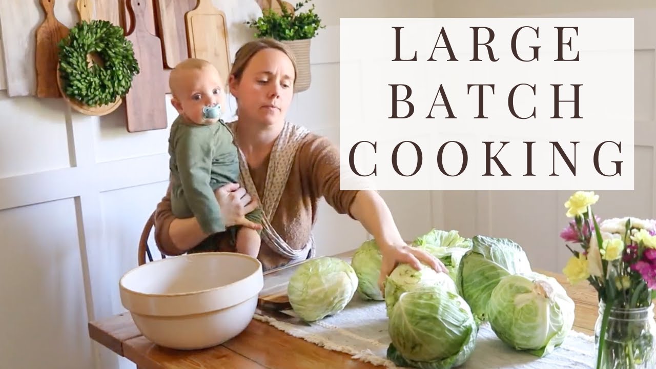 BUDGET FRIENDLY Batch Cooking for LARGE Family