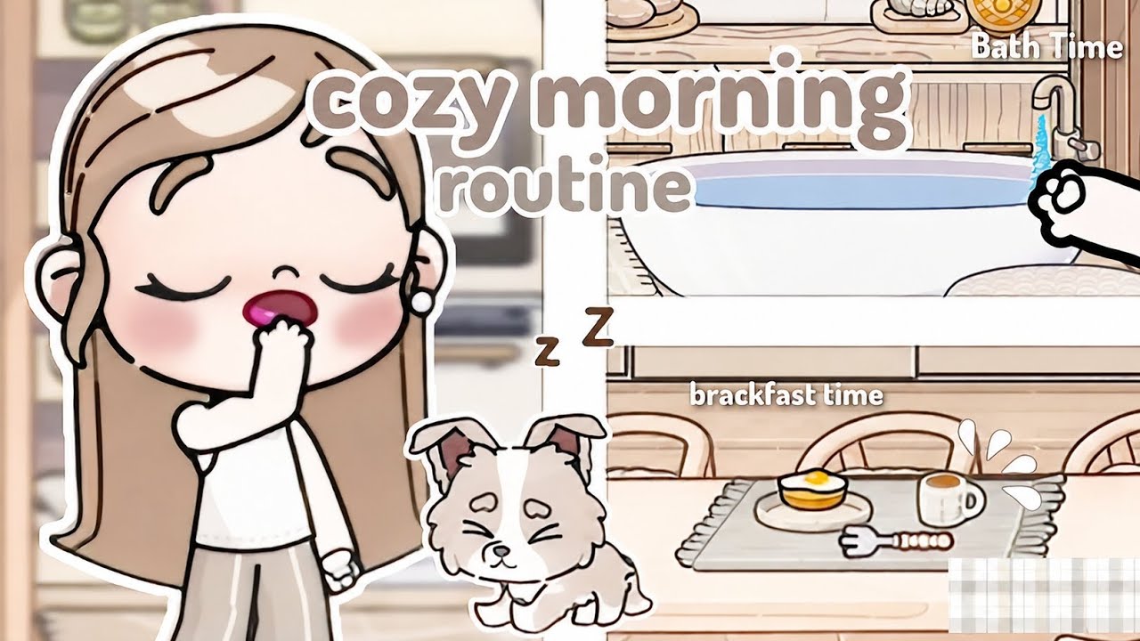  ꒰ 🤍 a simple morning routine 🧺🌥️ ꒱ | avatar world roleplay 