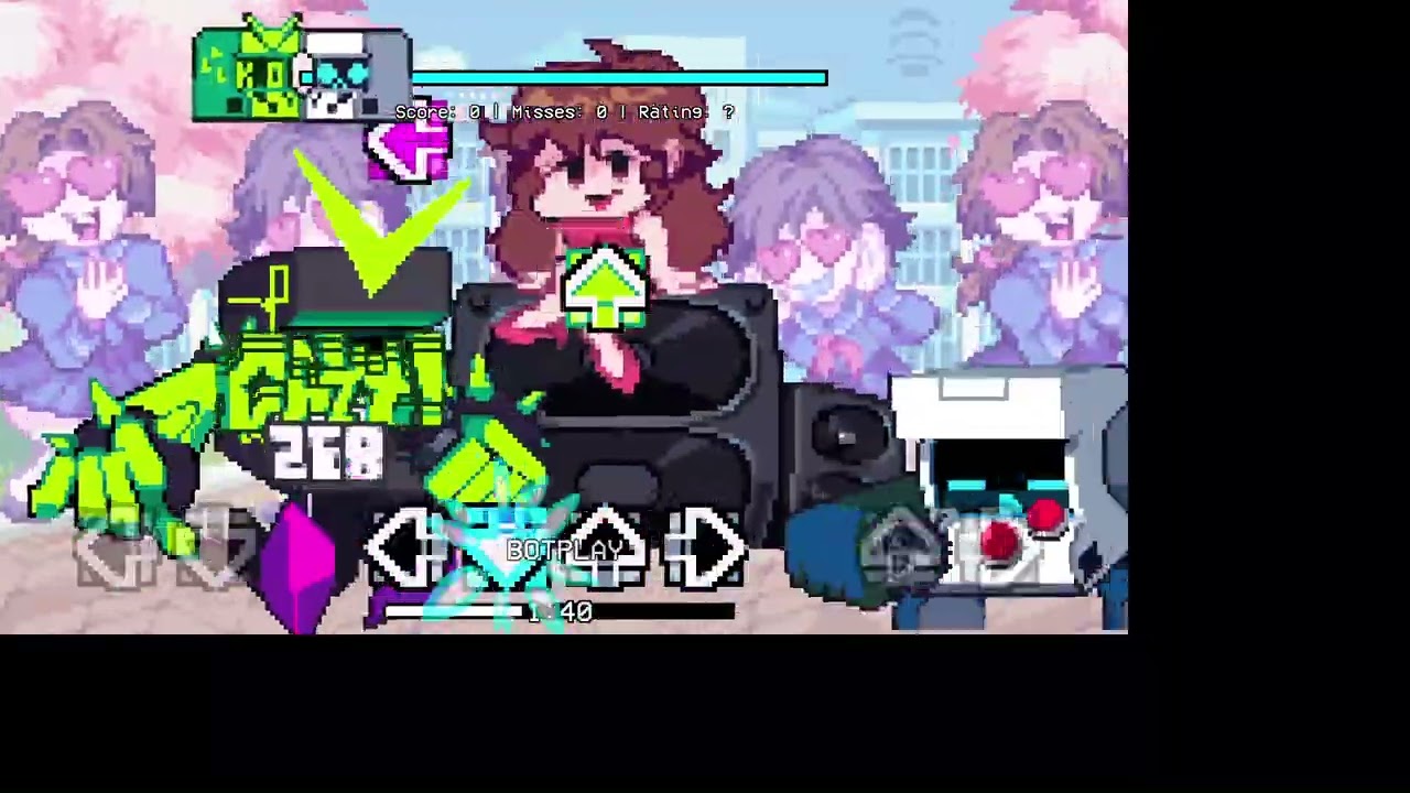 [Friday Night Funkin': Mad Virus Attack] - Virus 8-bit and 8-bit singing No Villains