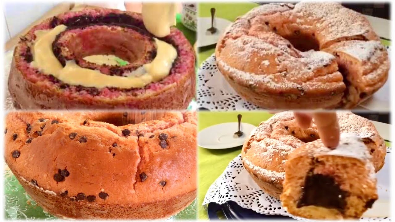 Ciambellone ZUPPA INGLESE impasto all'alchermes - TUTTI A TAVOLA