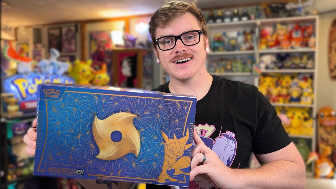 Opening the $120 EXCLUSIVE Greninja ex Ultra Premium Collection Box!