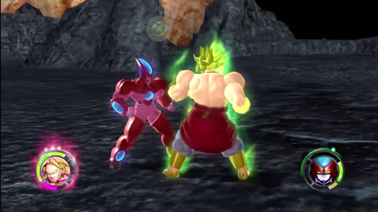 Dragonball Z Raging Blast 2 - LSSJ Broly VS Hatchiyack