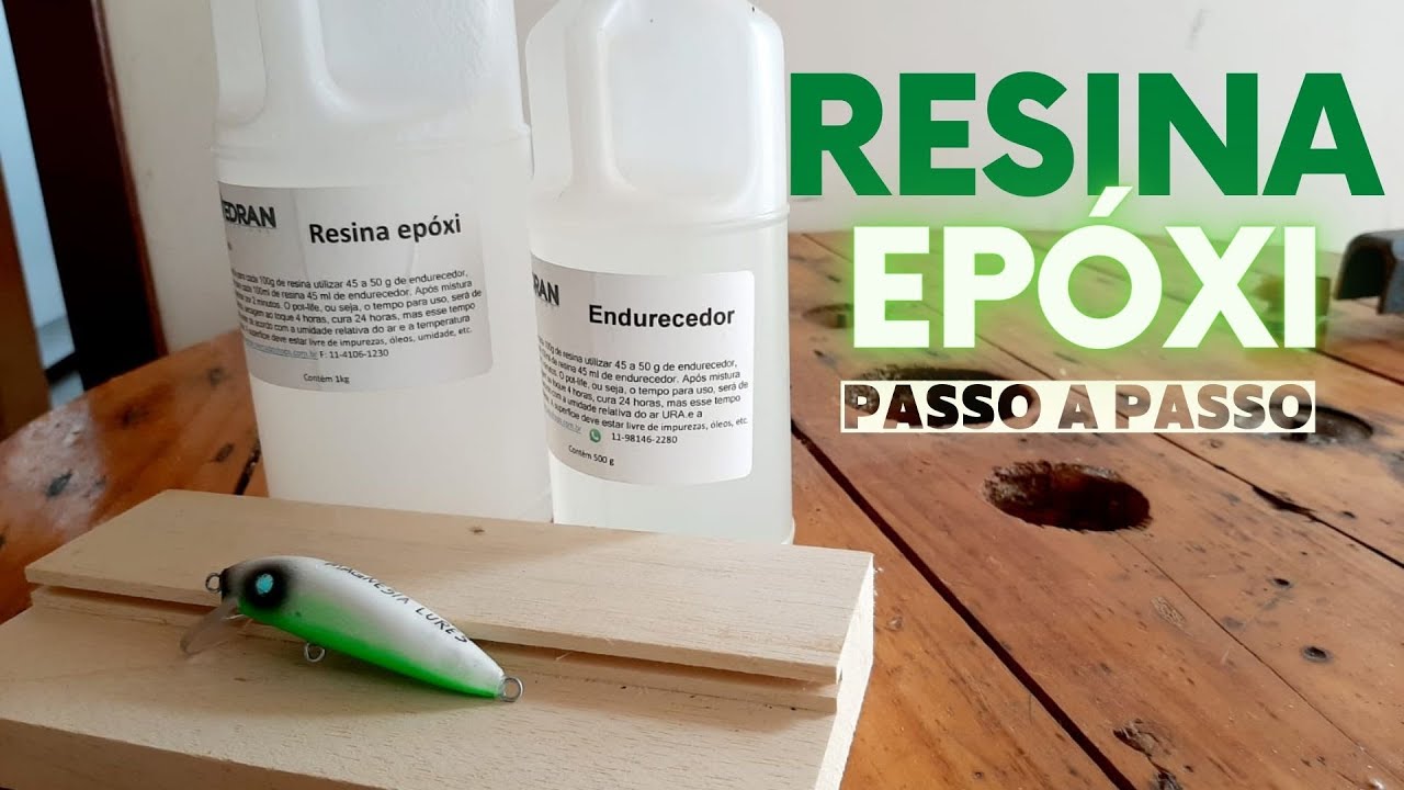 Como Usar RESINA EPOXI Nas Iscar Artificiais