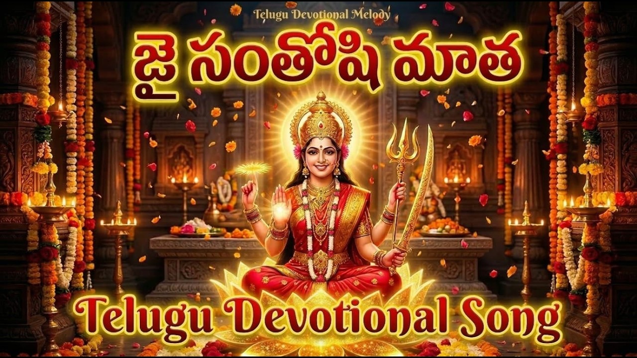జై సంతోషి మాత | Santoshi Mata Song Telugu | Telugu Devotional Songs