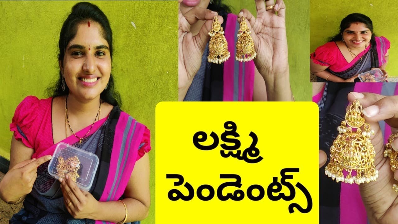 Lakshmi Pendant's Earrings