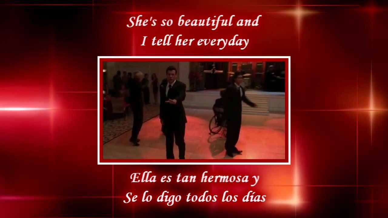 Glee - Just the way you are / Sub spanish with lyrics