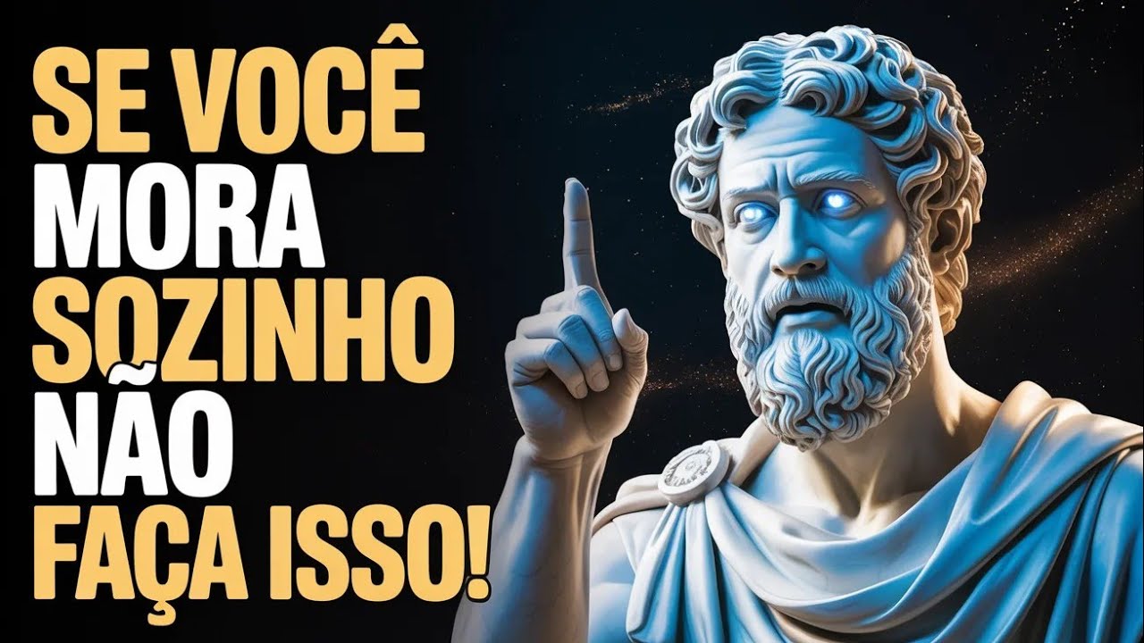 🟡12 ERROS que VOCÊ DEVE EVITAR se vive SOZINHO - Sabedoria Estoica