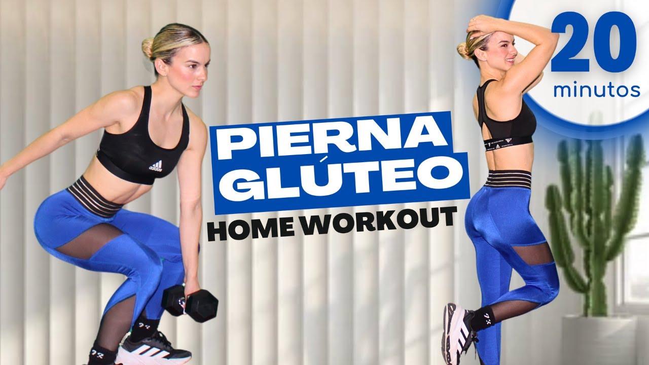 🔥 Rutina en casa piernas y GLUTEOS mujeres | Aumenta glúteos piernas y caderas rápidamente 20 min 🍑