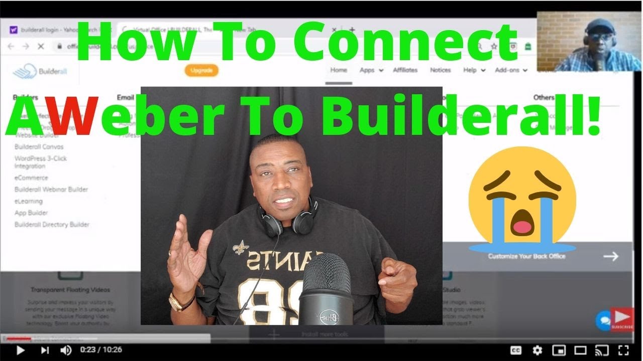 How To Connect Aweber To Builderall / Landing pages/Pop-up!