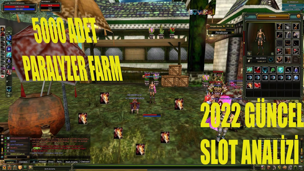 Knight Online Sirius 5000 ADET PARALYZER FARM(2022)-- B&Ouml;L&Uuml;M 11