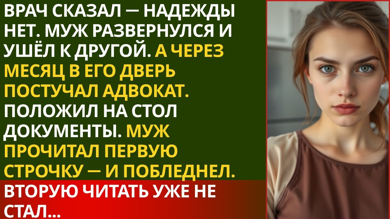 «Врач сказал “Надежды нет” — в тот же день муж собрал вещи и ушёл, даже не подозревая, что этим подп