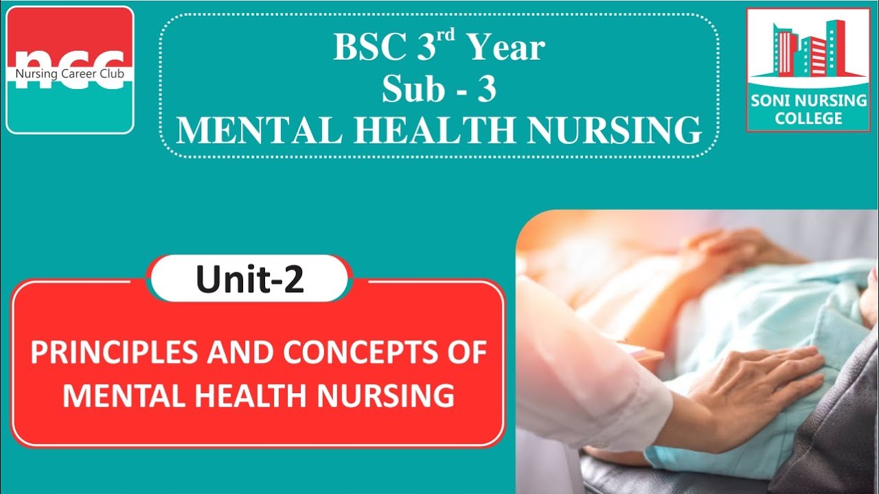 Bsc - 3.3.2 - Principles and Concepts of Mental Health Nursing
