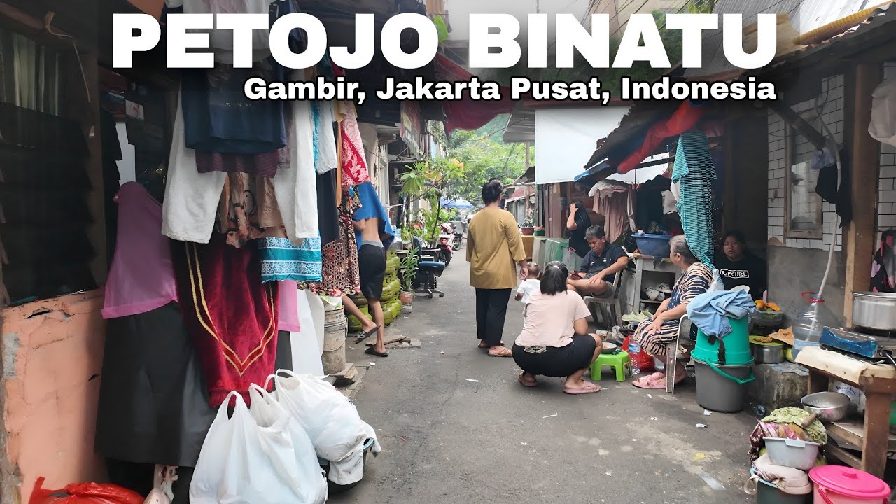 Kehidupan Didalam Gang Sempit Jakarta Pusat | Real Life in Jakarta Indonesia