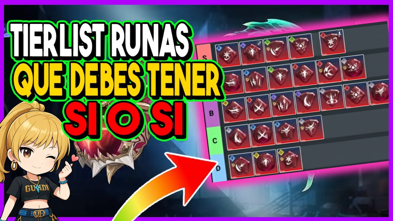 🔸LAS RUNAS⭐ESENCIALES⭐QUE DEBES TENER AL MENOS EN LEGENDARIO PARA⭐TRIUNFAR⭐EN GB/PoD🌟SL Arise🌟