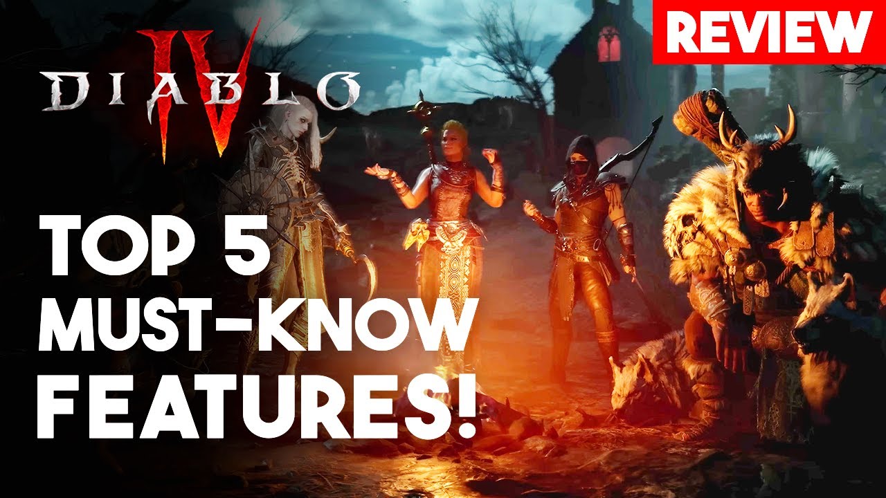 Diablo 4 - Top 5 Must Know Gameplay Features Before You Buy | Review