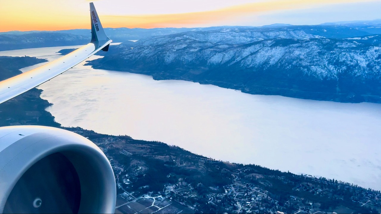 WestJet 737 MAX 8 Takeoff | Kelowna International Airport YLW