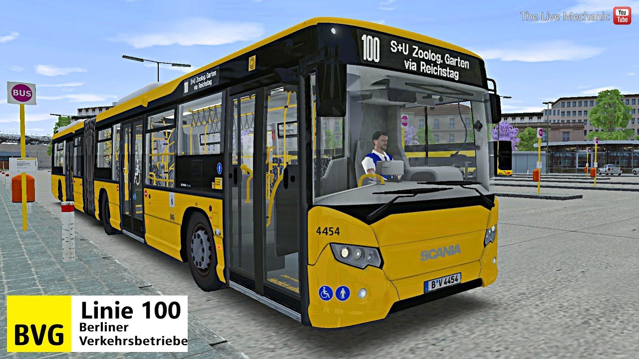 Scania Citywide GN14 - OMSI 2 - Berliner Verkehrsbetriebe (BVG) Linie 100