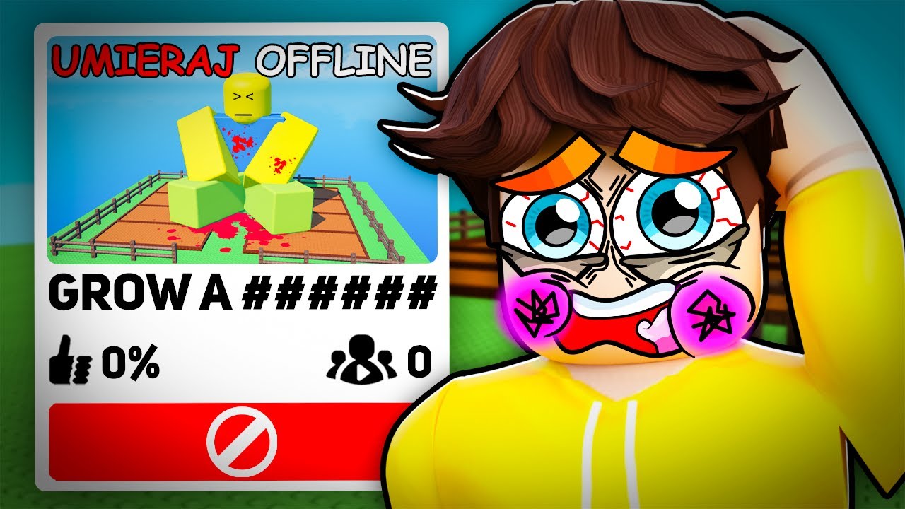 Zagrałem w ZAKAZANE GROW A GARDEN w ROBLOX... 😰
