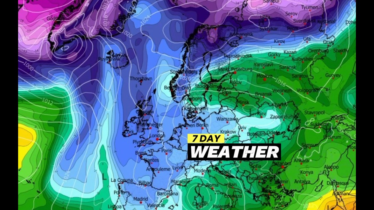 European Weather | GFS Model in 850 hPa April 6, 2026 l Europe Temperature