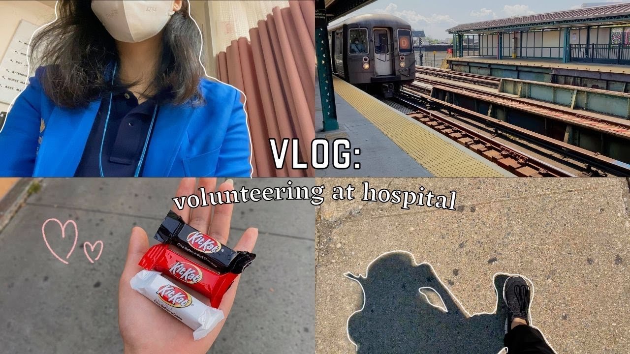 VLOG: first day as hospital volunteer 🏥grwm, eating, gaming