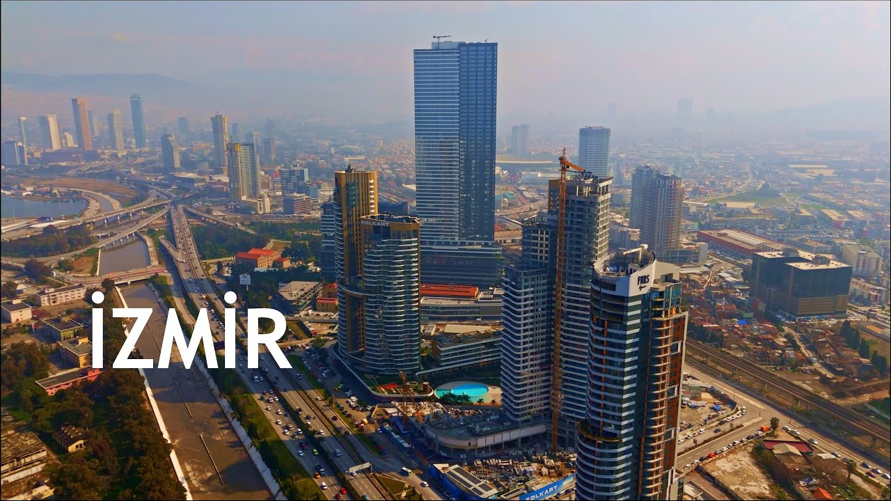 İzmir | Alsancak Gökdelenler | Drone ile Manzaralar | DJI MINI 4 PRO ile Kaydedilmiştir