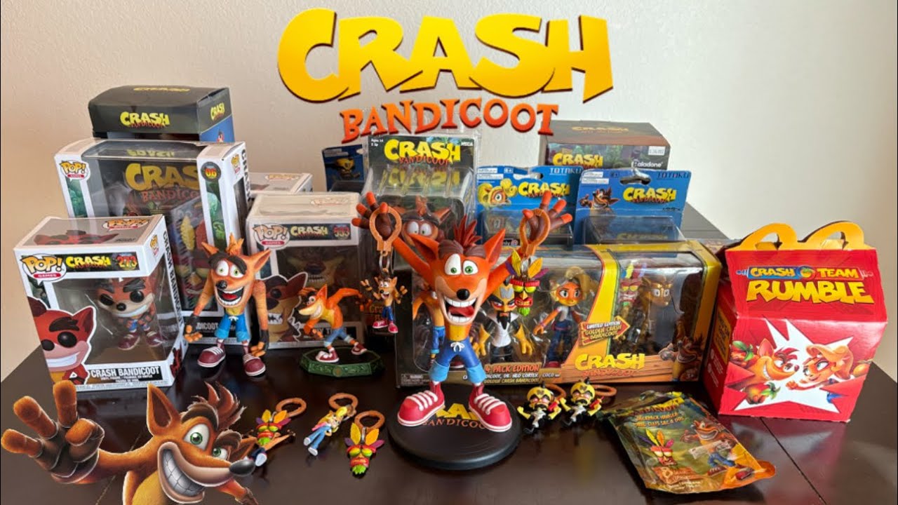 My Crash Bandicoot Merchandise Collection 2024