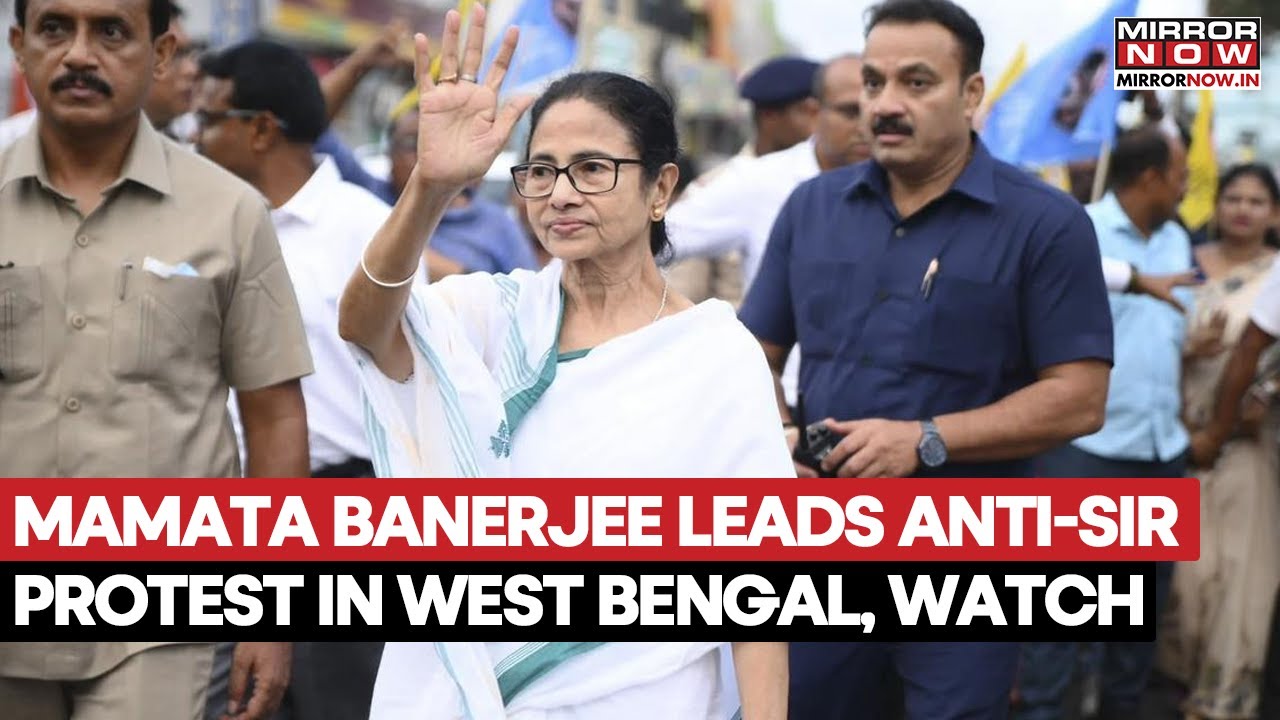 Mamata Banerjee Leads Anti-Sir Protest In West Bengal, Dubbed The Process As Invisible Rigging